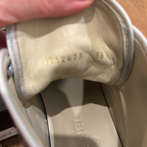 Chanel tweed and fabric high top sneakers - Picture 12 of 13